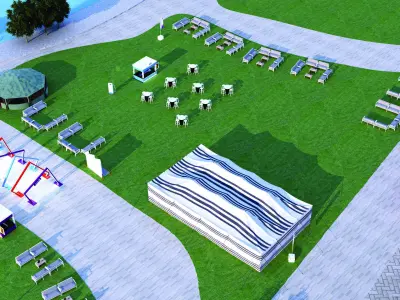 festival 3D model