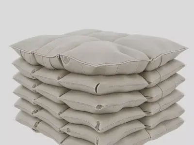 Defensive Sandbag Wall for 3D print 3D model