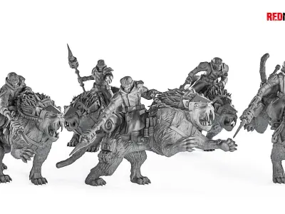 Ice Warriors - Riders of the Imperial Force 3D print model