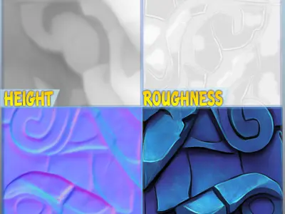 Stylized Wall Seamless Texture Texture 94
