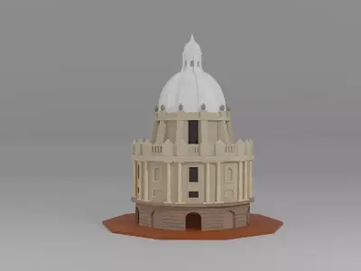 Building oxford cathedral 3D model