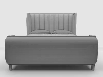 Sonder Living Ripley Bed Queen Size 3D model