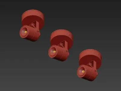 LED Strahler SPOT 79 dreh und schwenkbar 3D model