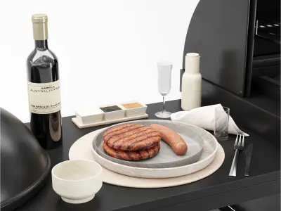 Barbecue 16 3D model