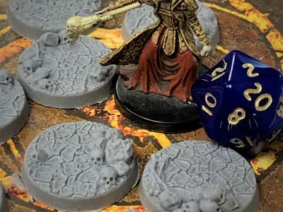 LegendGames 25mm Round Base Collection 3D print model