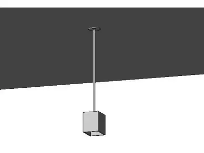 Cube pendant light parametric 6940 Free 3D model