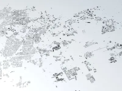 Casablanca Streets and Buildings 3D model