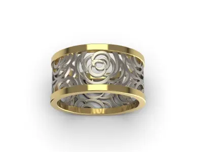 Rose Rings WR 06 3D print model