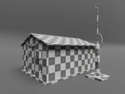 building06 Low-poly 3D model