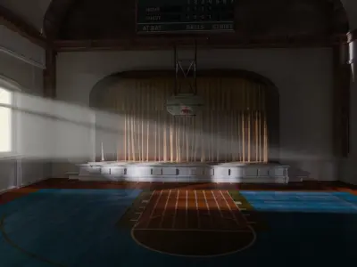 The Backyard Gym 3D model