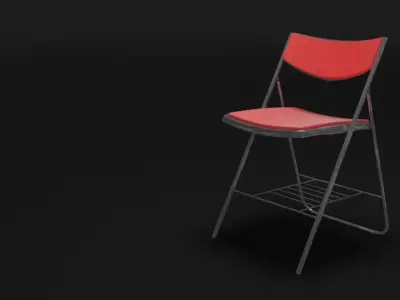 Folding Chair 2 3D model