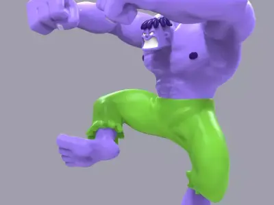 THE INFRAGGABLE KRUNK-JUSTICE FRIENDS-PARTS AND COMPLETE 3D print model