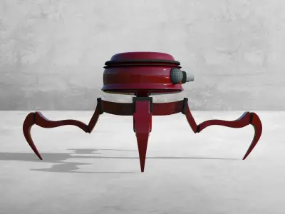 Robot spider 3D model