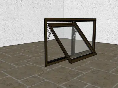ALUMINUM WINDOW PT126 3D model