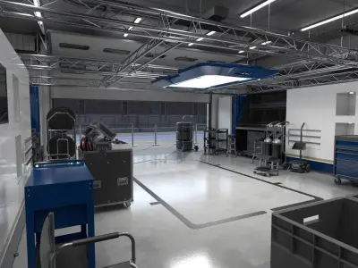  Racing Team Garage 2 Equipped 