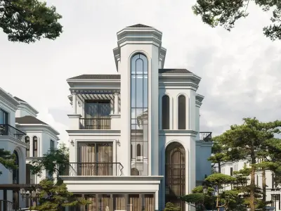Classical Villa Model 3D model