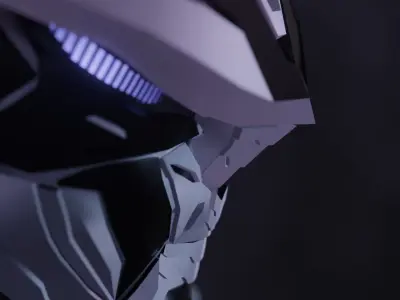 Cyberpunk Armor Pack Low-poly 3D model