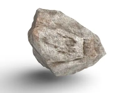 Rock  Model 04 Low-poly 3D model