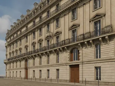 City Building V 3D model