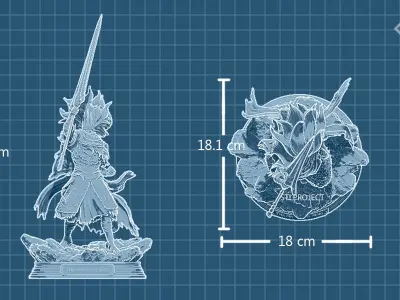 Nameless King  3D print model