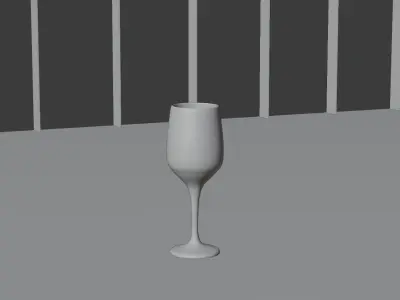 wine glass Free 3D model