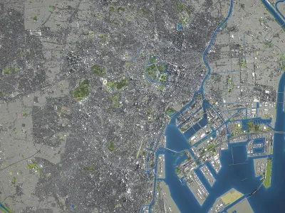 Greater Tokyo 3D Model Pack