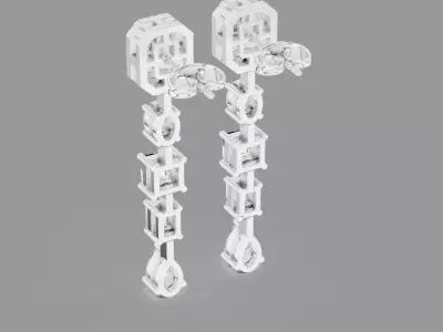 Diamond Earrings  3D print model