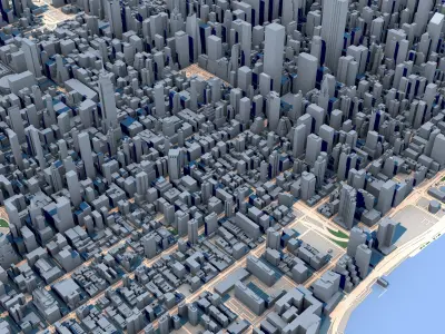 New York City USA 3D model