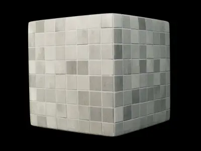12 PBR Small Zelij Tails Textures For Archviz Texture