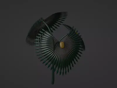 Avatar - Warbonnet Fern Low-poly 3D model