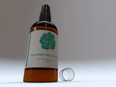 Pump Bottle 3D model