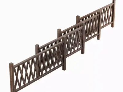 Wooden Fence Pack C