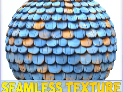 Stylized Roof Seamless Texture Texture