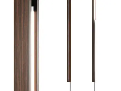 Exteta Stecca Light Floor Lamp 3D model