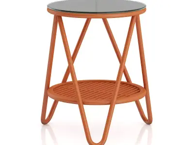 Orange Coffeetable 3D model