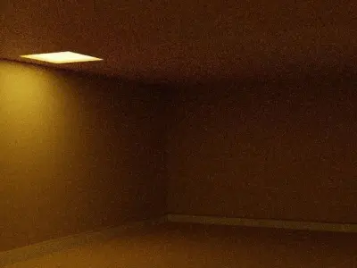 Escape to the Backrooms Low-poly 3D model