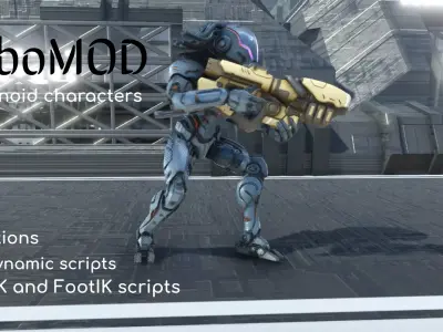 RoboMOD  Low-poly 3D model