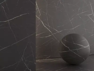 Marble Material and Porcelain Stoneware Tiles - Set 18 Texture