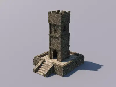 Watch Tower 3D model