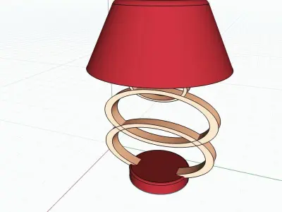 Gold Lamp  3D print model