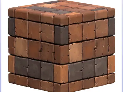 Stylized Tile Seamless Texture Texture 2