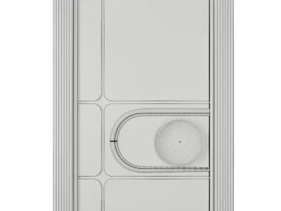 Entrance door set215 3D model