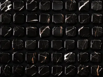 Timeworn marble mosaic 02 - Calacatta-Marquina-Seamless Texture