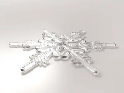 Snowflake 3D model
