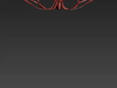 Wisteria octopus 3D model