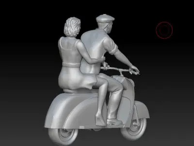 Man and Woman 3D print model