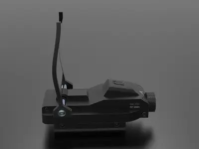 Red Green Dot Sight Low-poly 3D model