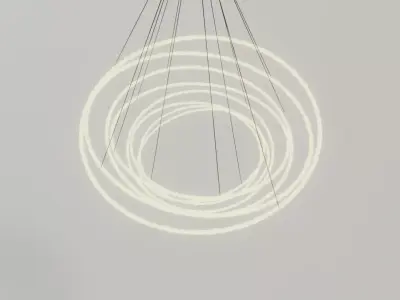 Modern Hanging light  3D model