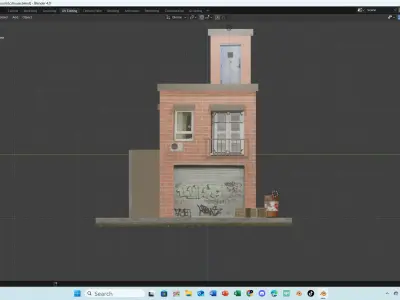 House Low-poly 3D model