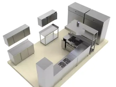 KITCHEN 16 3D model